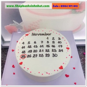 Bánh Sinh Nhật Cuốn Lịch - CL128